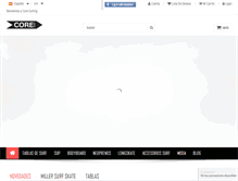 Tablet Screenshot of coresurfingshop.com